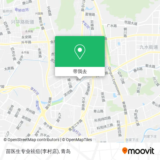 苗医生专业祛痘(李村店)地图