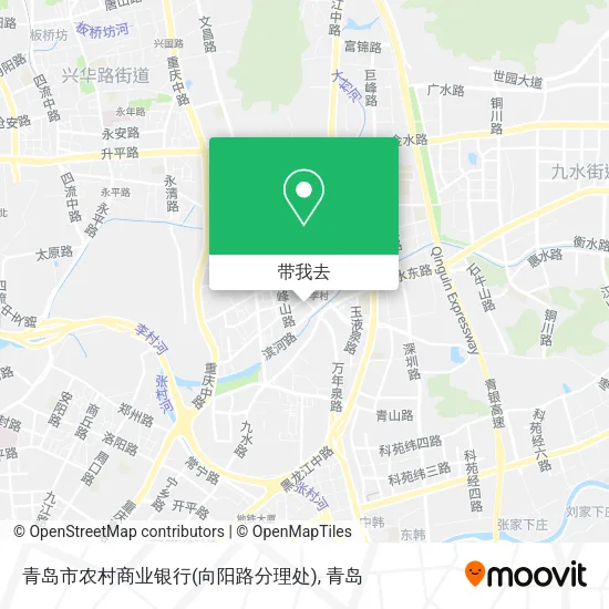 青岛市农村商业银行(向阳路分理处)地图