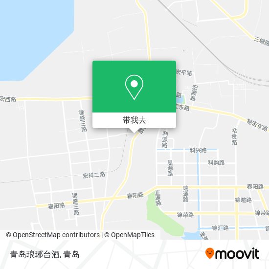 青岛琅琊台酒地图