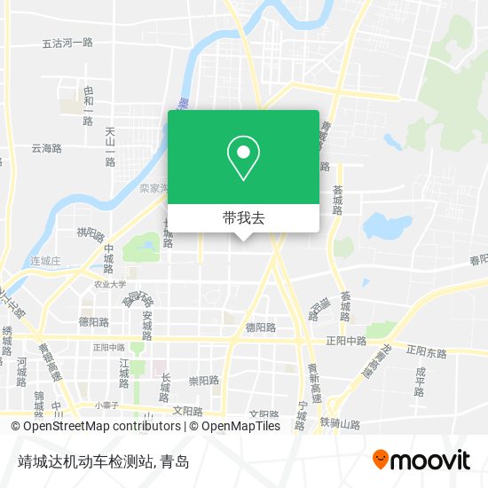 靖城达机动车检测站地图