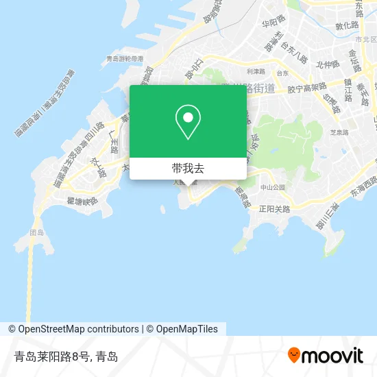 青岛莱阳路8号地图