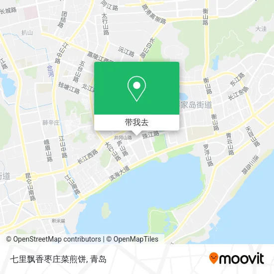 七里飘香枣庄菜煎饼地图