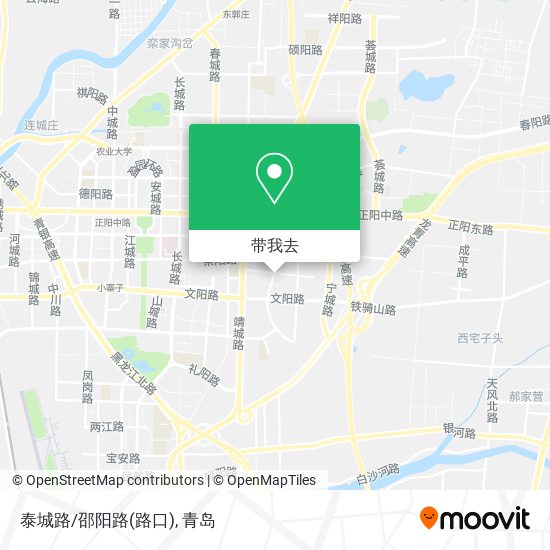 泰城路/邵阳路(路口)地图