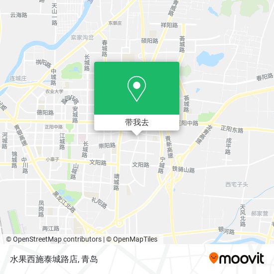 水果西施泰城路店地图