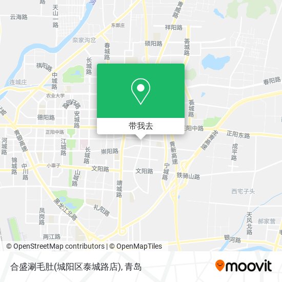 合盛涮毛肚(城阳区泰城路店)地图