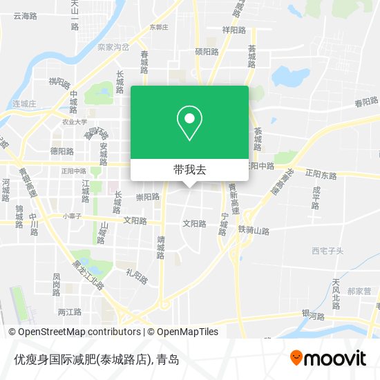 优瘦身国际减肥(泰城路店)地图