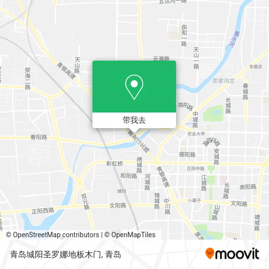 青岛城阳圣罗娜地板木门地图