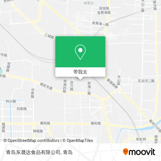 青岛东晟达食品有限公司地图