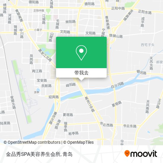 金品秀SPA美容养生会所地图