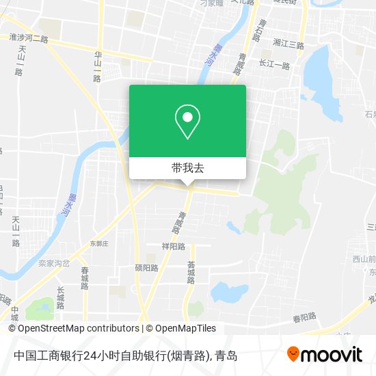 中国工商银行24小时自助银行(烟青路)地图