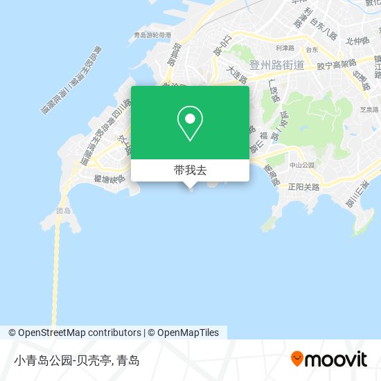 小青岛公园-贝壳亭地图