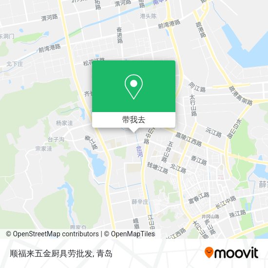 顺福来五金厨具劳批发地图