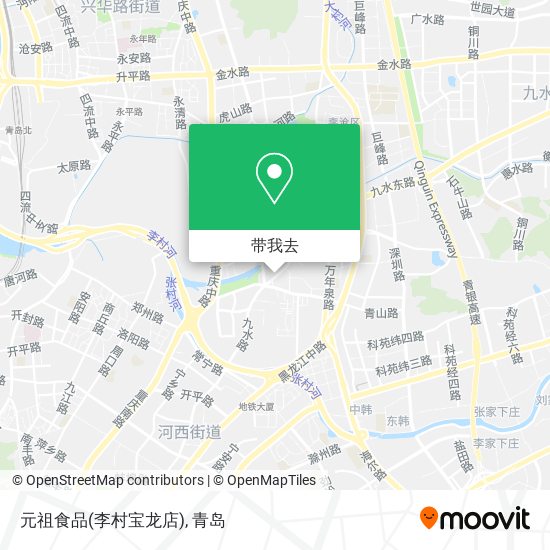 元祖食品(李村宝龙店)地图