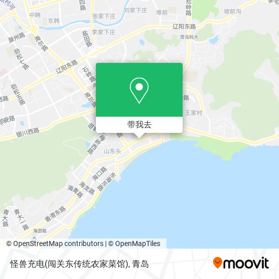 怪兽充电(闯关东传统农家菜馆)地图