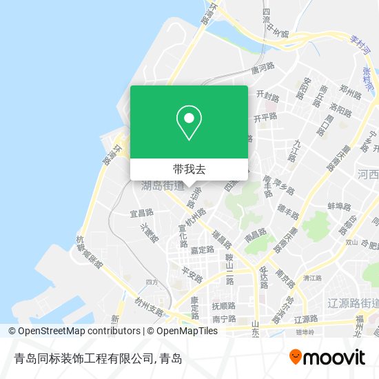 青岛同标装饰工程有限公司地图