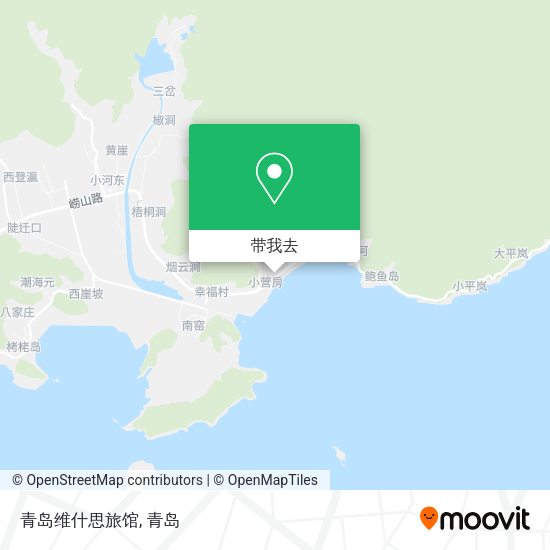 青岛维什思旅馆地图