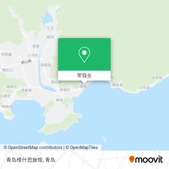 青岛维什思旅馆地图