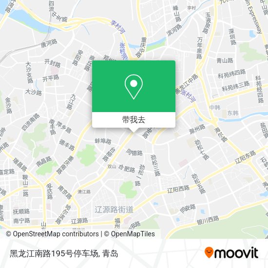 黑龙江南路195号停车场地图