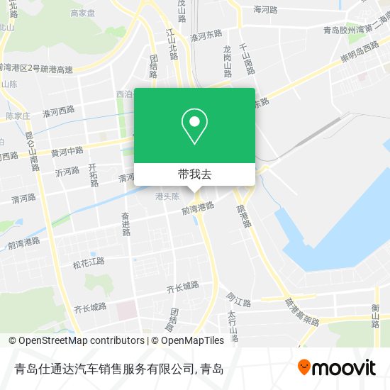 青岛仕通达汽车销售服务有限公司地图