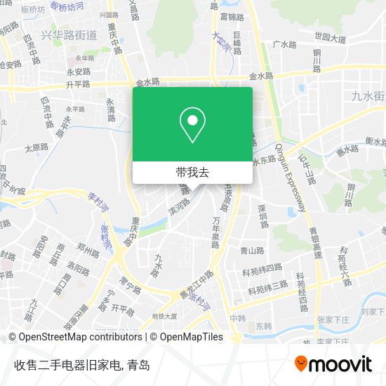 收售二手电器旧家电地图