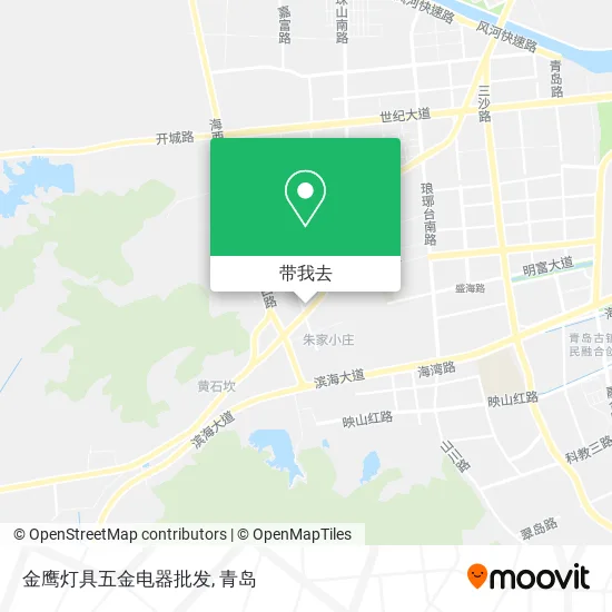 金鹰灯具五金电器批发地图