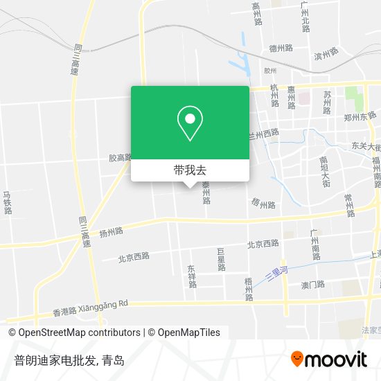 普朗迪家电批发地图