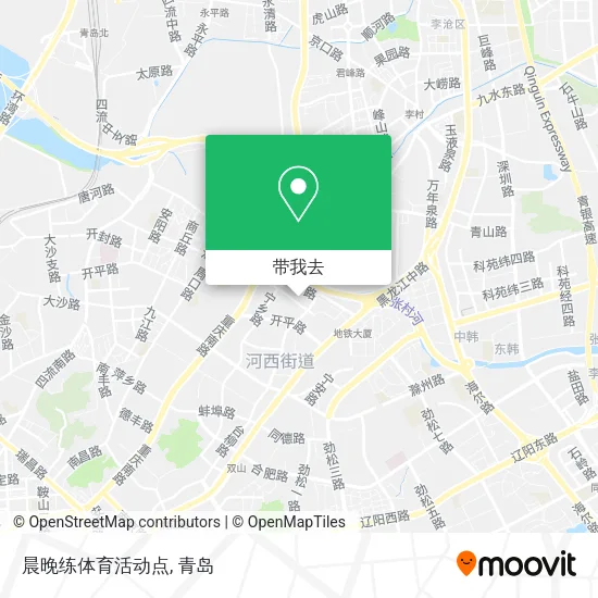 晨晚练体育活动点地图