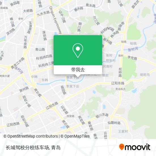 长城驾校分校练车场地图