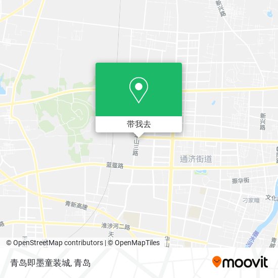 青岛即墨童装城地图