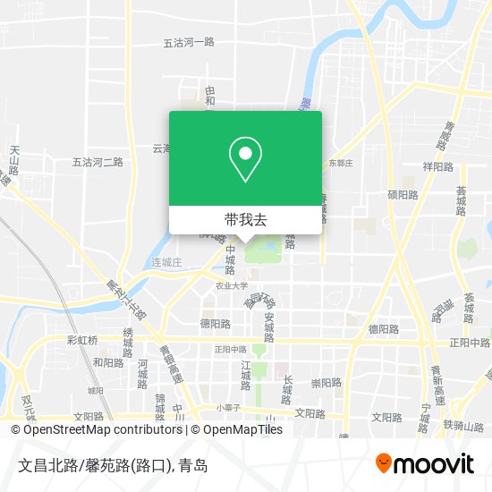 文昌北路/馨苑路(路口)地图