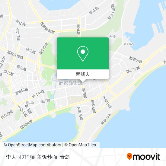 李大同刀削面盖饭炒面地图