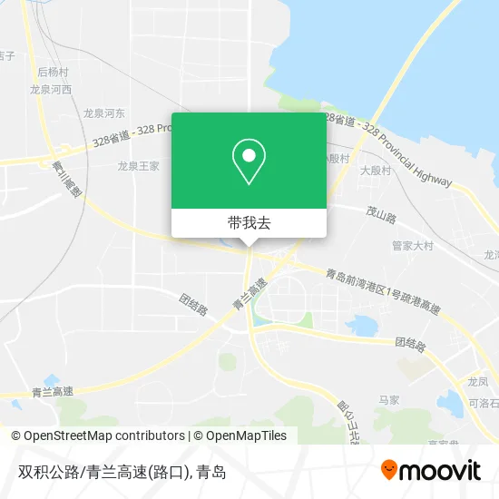 双积公路/青兰高速(路口)地图