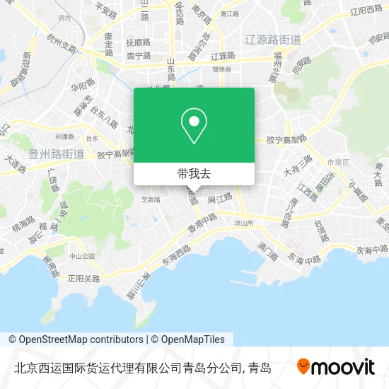 北京西运国际货运代理有限公司青岛分公司地图