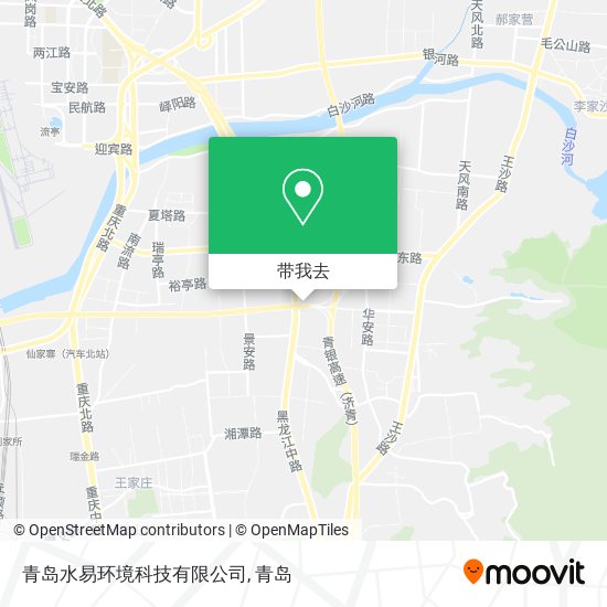 青岛水易环境科技有限公司地图