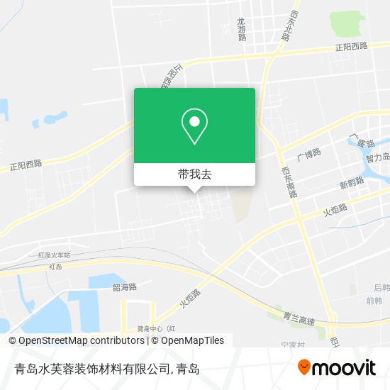 青岛水芙蓉装饰材料有限公司地图