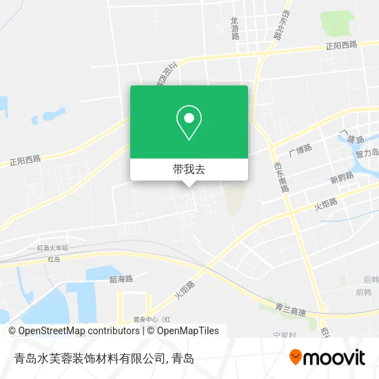青岛水芙蓉装饰材料有限公司地图