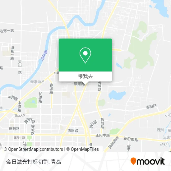 金日激光打标切割地图
