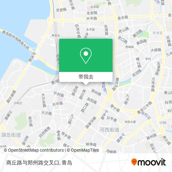 商丘路与郑州路交叉口地图