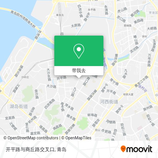 开平路与商丘路交叉口地图