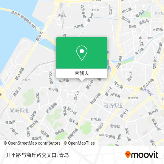 开平路与商丘路交叉口地图