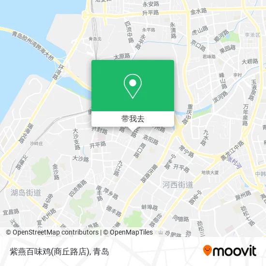 紫燕百味鸡(商丘路店)地图