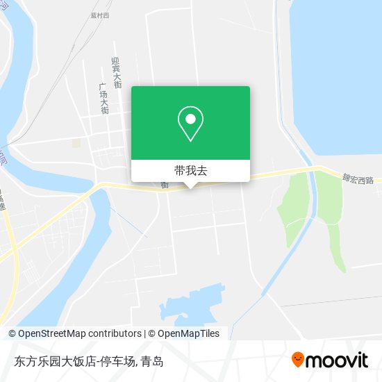 东方乐园大饭店-停车场地图