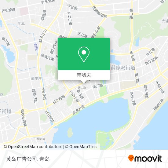 黄岛广告公司地图