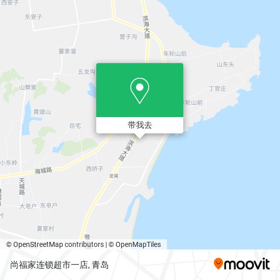 尚福家连锁超市一店地图
