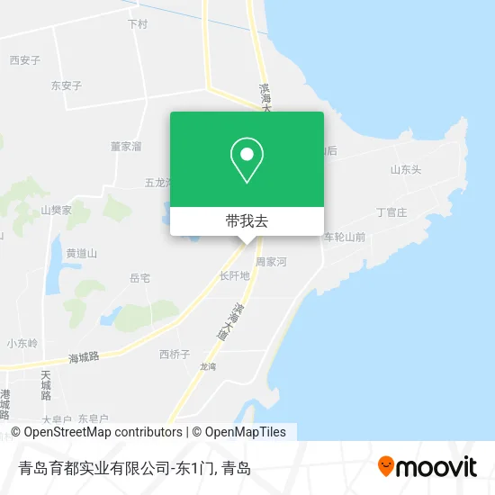 青岛育都实业有限公司-东1门地图