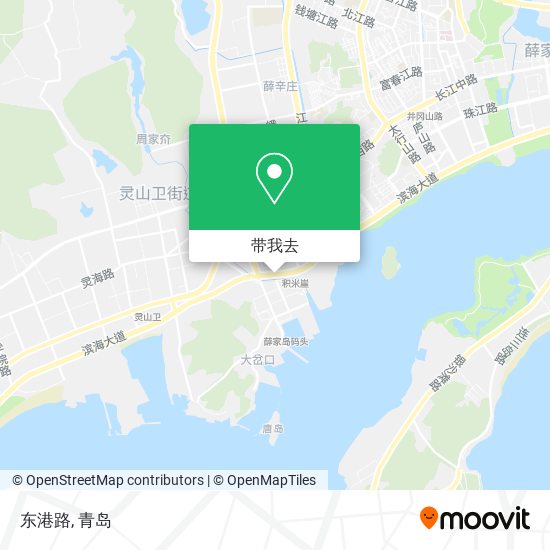 东港路地图