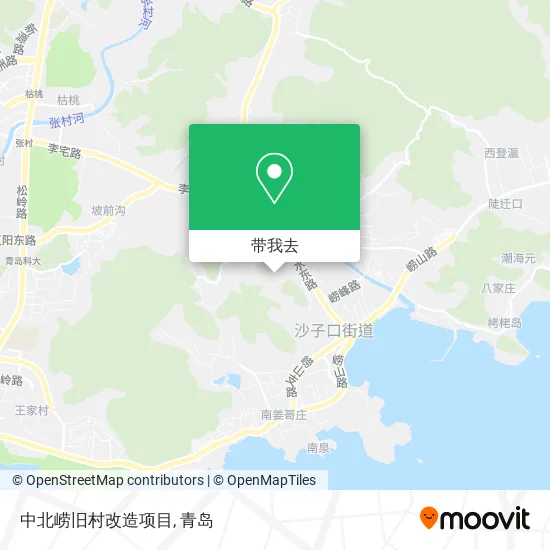 中北崂旧村改造项目地图