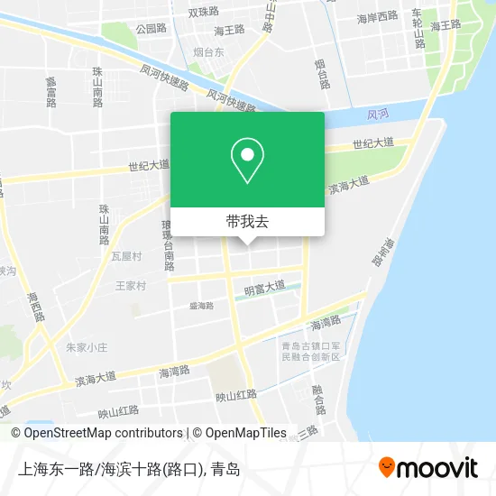 上海东一路/海滨十路(路口)地图