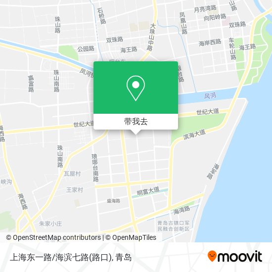 上海东一路/海滨七路(路口)地图