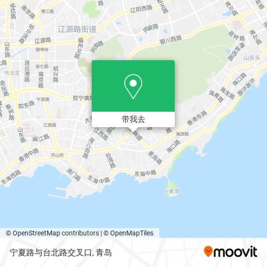 宁夏路与台北路交叉口地图